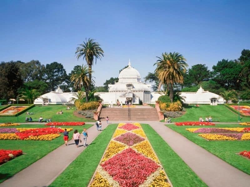 the conservatory of flowers in sf