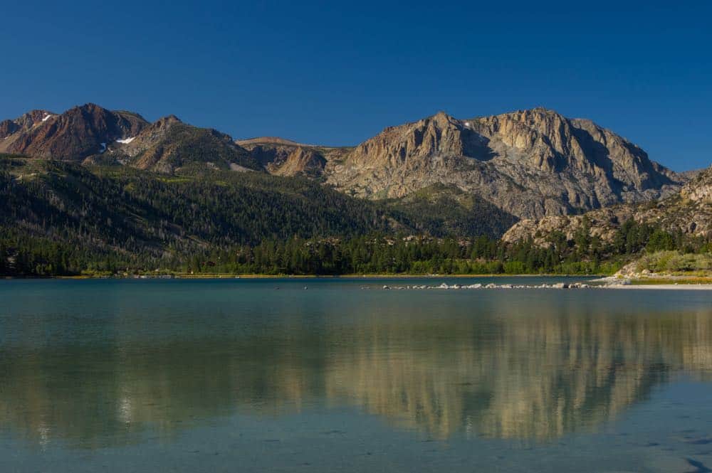 peaceful waters of june lake california