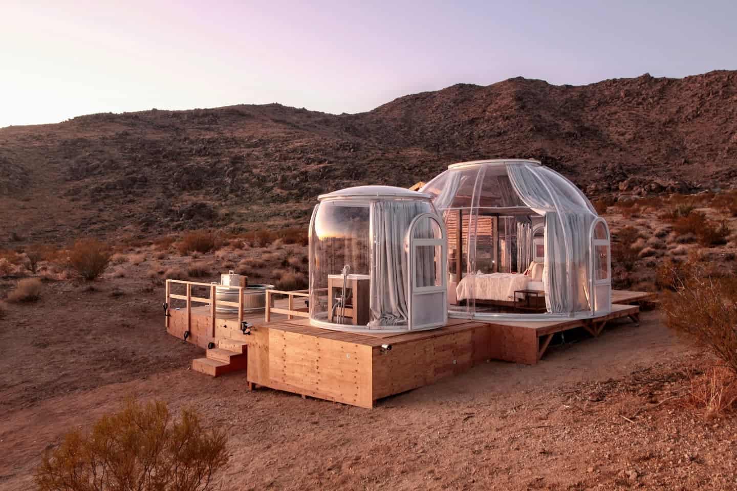 Joshua Tree Glamping 11 Yurts, Airstreams, Stargazing Domes, & Luxury