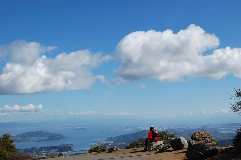 people on the peak of east peak mt tam