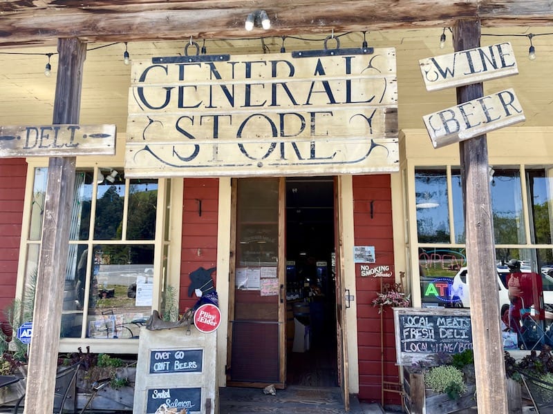 sign for duncans mills general store