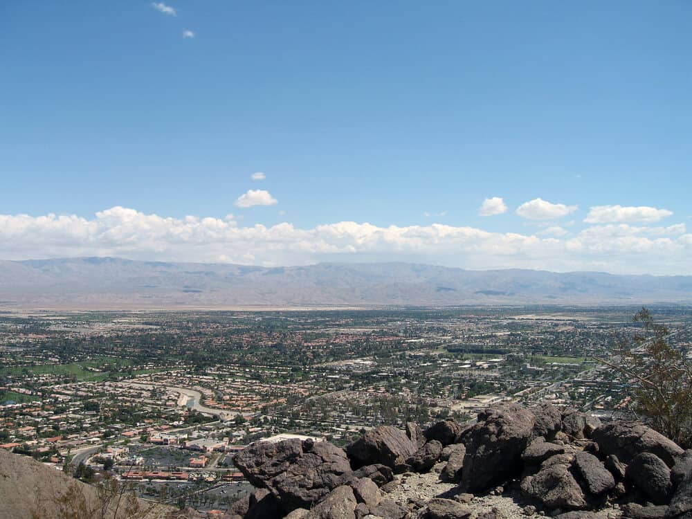 View of Rancho Mirage, California from the Bump and Grind trail