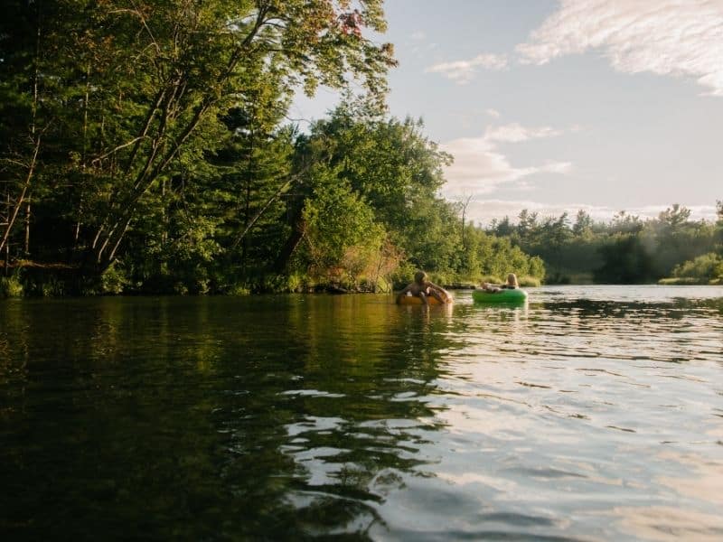 people tubing on the russian river