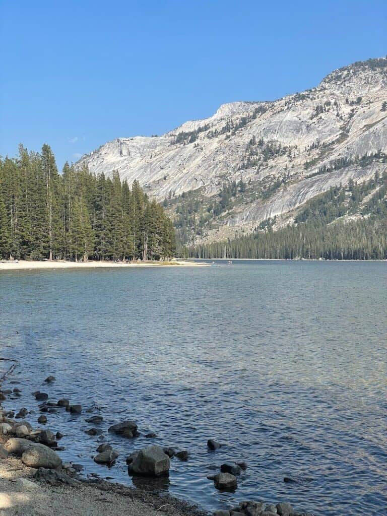 the waters of tenaya lake in yosemite np