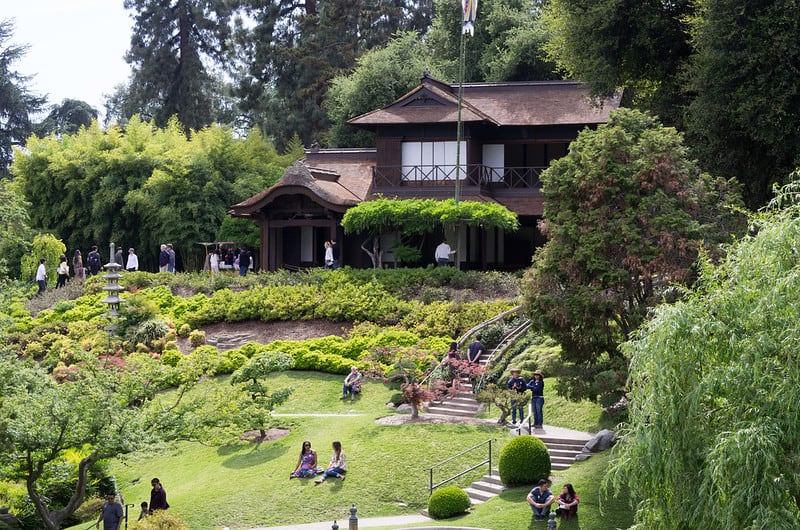 entrance to the huntington garden japanese garden