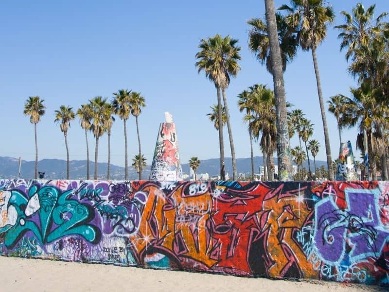 venice art walls in california