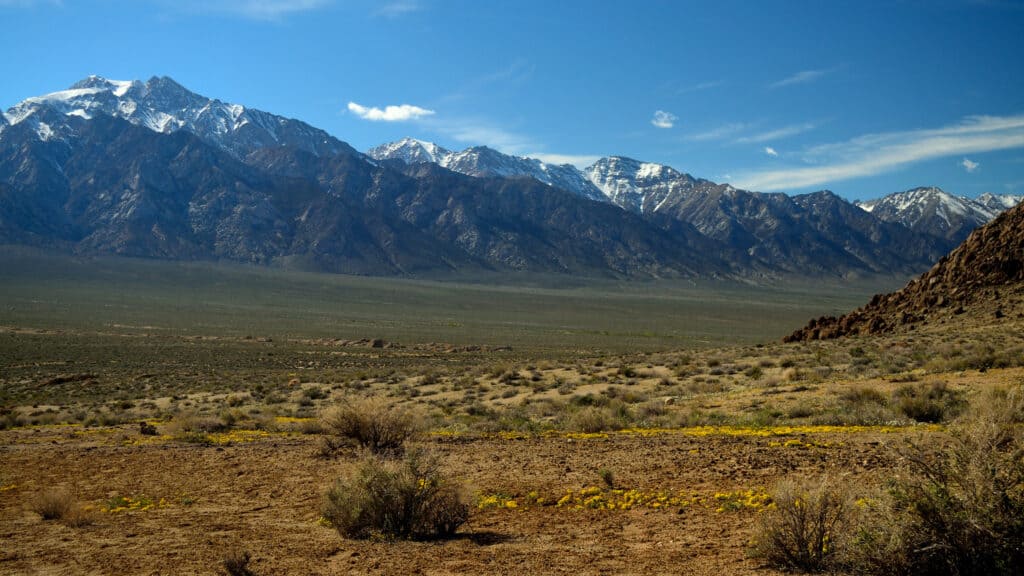 Alabama Hills in Bishop California