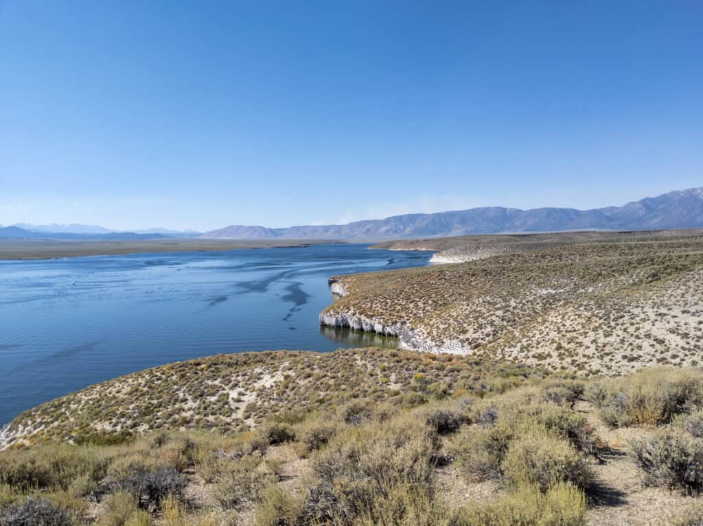 Crowley Lake in Bishop, California