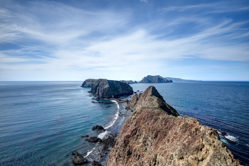 Anacapa Island, which is part of the Channel Islands off the coast of Santa Barbara, California.